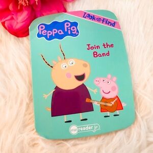 ▪️10/$25- Peppa Pig Look & Find Join The Band Boardbook